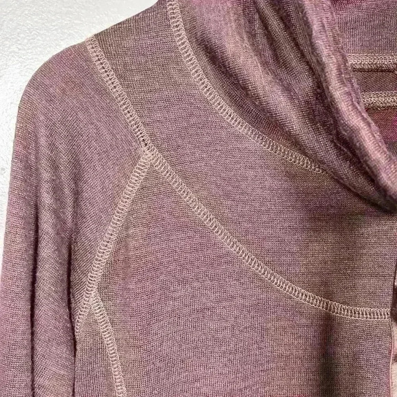 KUHL Funnel Neck Pullover Purple Kangaroo Pouch Active Outdoorsy Women Medium - Picture 7 of 10